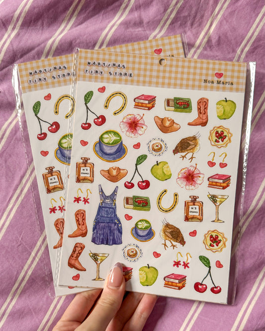 *NEW* Noa Maria x Martina's Tiny Store stickersheet