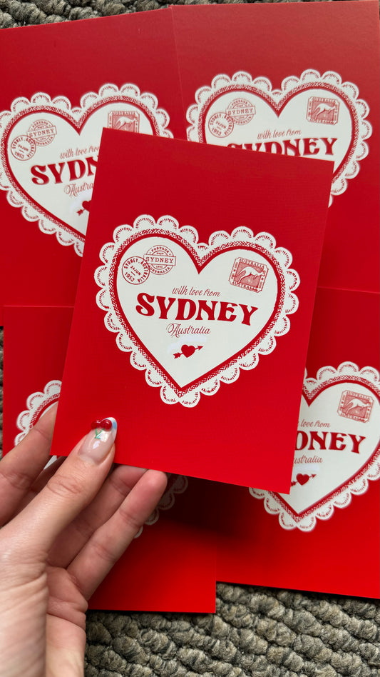 ‘With Love From Sydney’ Postcard