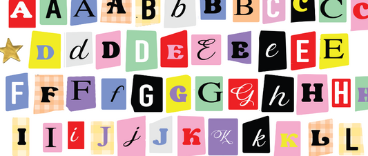 *NEW* Print at Home Letter Stickers- Digital File Only